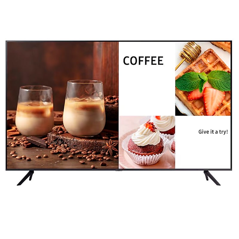 MONITOR TV SAMSUNG BE50D - H BIZ TV 50" LCD LED 4K (3840X2160) CRISTAL PROCESSOR 4K LH50BEDHLGGXPE - SMART BUSINESS