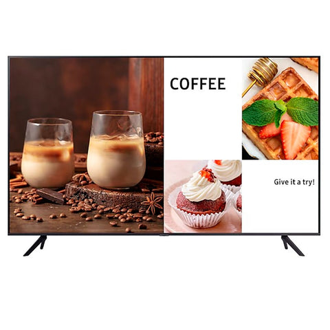 MONITOR TV SAMSUNG BE50D - H BIZ TV 50" LCD LED 4K (3840X2160) CRISTAL PROCESSOR 4K LH50BEDHLGGXPE - SMART BUSINESS