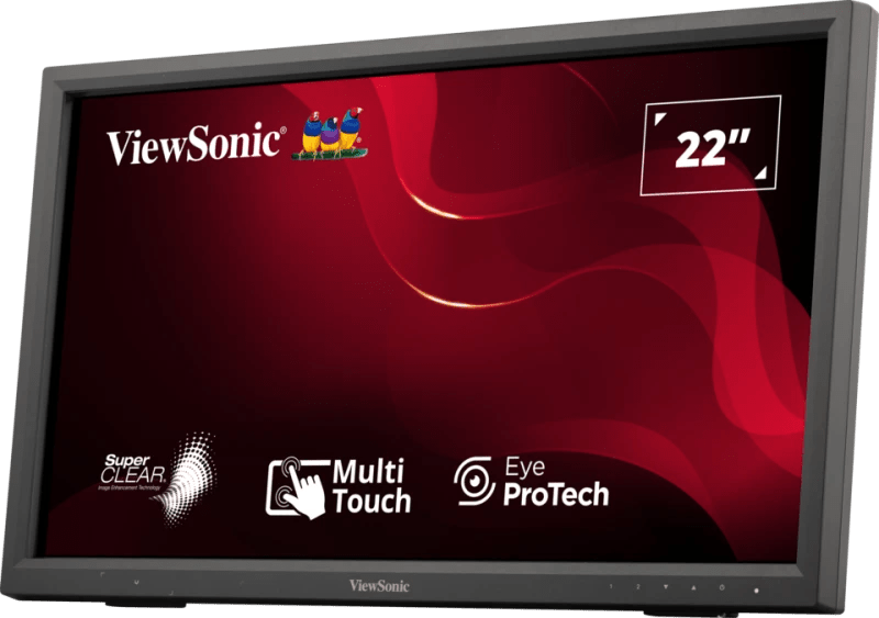 MONITOR VIEWSONIC TD2223 22″ FULL HD – PANTALLA TÁCTIL IR 10 PUNTOS, CRISTAL RESISTENTE 7H, CONECTIVIDAD HDMI/VGA/DVI, IDEAL PARA KIOSCOS Y USO PROFESIONAL BB-TD2223 - SMART BUSINESS