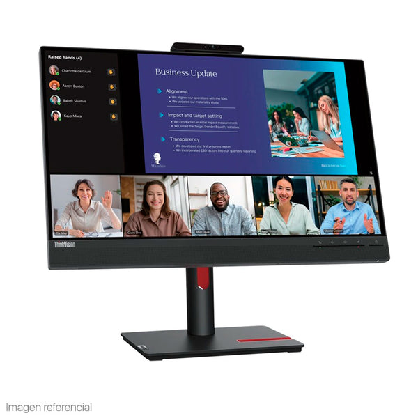 MONITOR LENOVO THINKVISION T24V-30, 23.8" 1920X1080 WLED IPS HDMI/DP/VGA COLOR RAVEN BLACK
