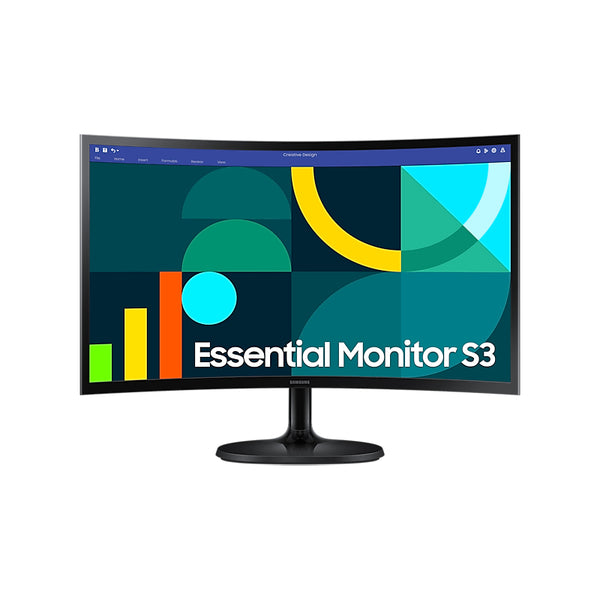 MONITOR SAMSUNG LCD ESSENTIAL S3 LS24D360GAL 24" FULL HD - 16:9 - NEGRO - 1920X1080 - 250CD/M² - 4MS - HDMI - VGA