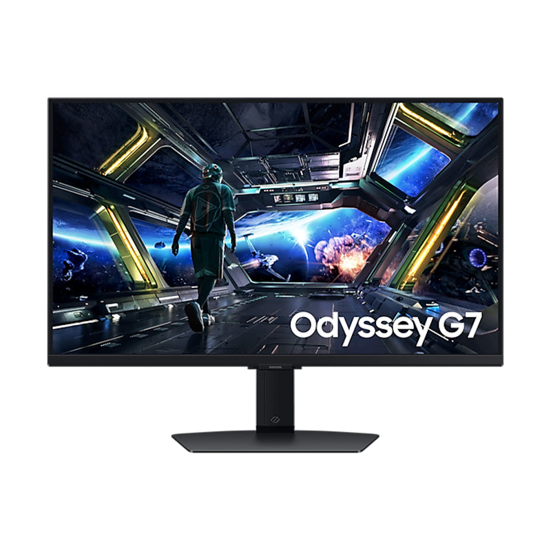 MONITOR SAMSUNG ODYSSEY G7 27" 4K UHD, 144HZ, 1MS, IPS, HDMI, DISPLAYPORT, USB, LAN, GARANTÍA 36 MESES ON-SITE