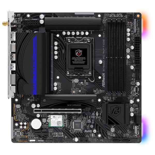 MOTHERBOARD ASROCK B760M PG RIPTIDE WIFI, CHIPSET INTEL B760, LGA1700, MATX B760M PG RIPTIDE WIFI - SMART BUSINESS