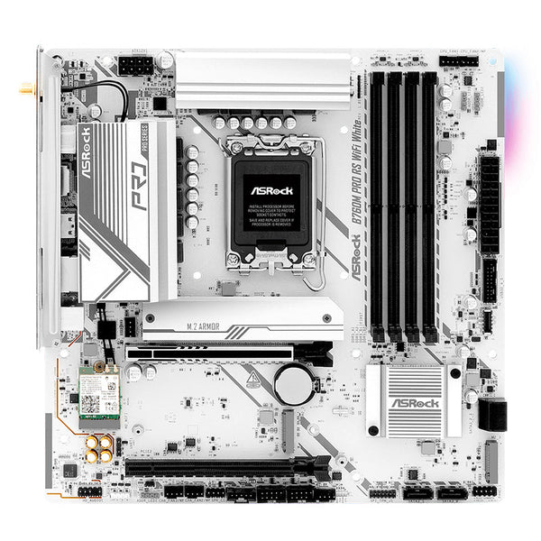 MOTHERBOARD ASROCK B760M PRO RS WIFI WHITE CHIPSET INTEL B760 LGA1700 MATX WI - FI INTEGRADO Y DISEÑO ELEGANTE B760M PRO RS WIFI WHITE - SMART BUSINESS