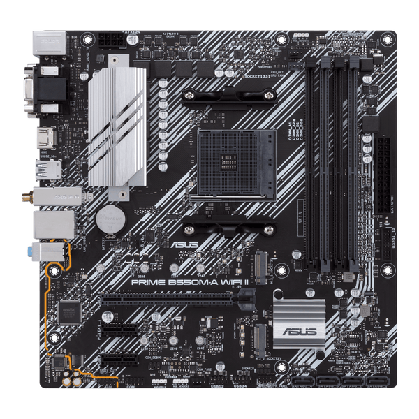 MOTHERBOARD ASUS PRIME B550M - A WIFI II, CHIPSET AMD B550, SOCKET AMD AM4, MATX PRIME B550M-A WIFI II - SMART BUSINESS