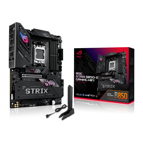 MOTHERBOARD ASUS ROG STRIX B850 - E GAMING WIFI, CHIPSET AMD B850, SOCKET AMD AM5, ATX ROG STRIX B850-E GAMING WIFI - SMART BUSINESS