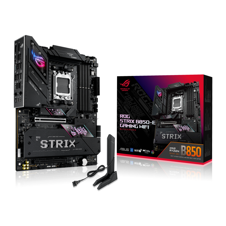 Motherboard ASUS ROG STRIX B850-E GAMING WIFI, Chipset AMD B850, Socket AMD AM5, ATX - SMART BUSINESS
