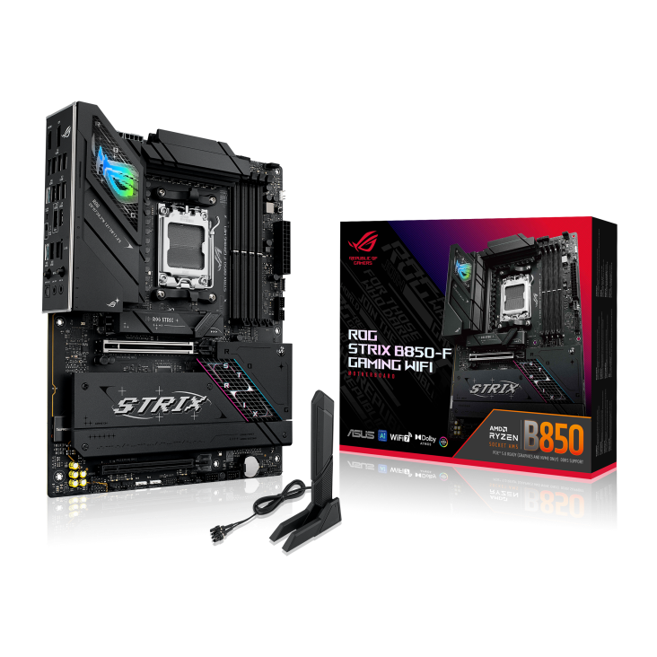 Motherboard ASUS ROG STRIX B850-F GAMING WIFI, Chipset AMD B850, Socket AMD AM5, ATX - SMART BUSINESS