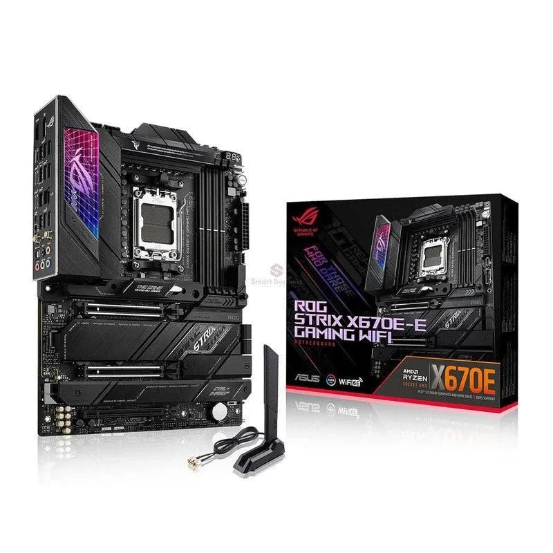 Motherboard Asus Rog Strix X670E-E Gaming Wifi, Chipset Amd X670, Socket Amd Am5, Atx - SMART BUSINESS