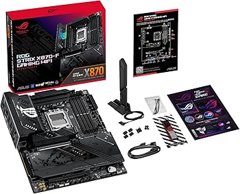 MOTHERBOARD ASUS ROG STRIX X870 - F GAMING WIFI, CHIPSET AMD X870, SOCKET AMD AM5, ATX ROG STRIX X870-F GAMING WIFI - SMART BUSINESS
