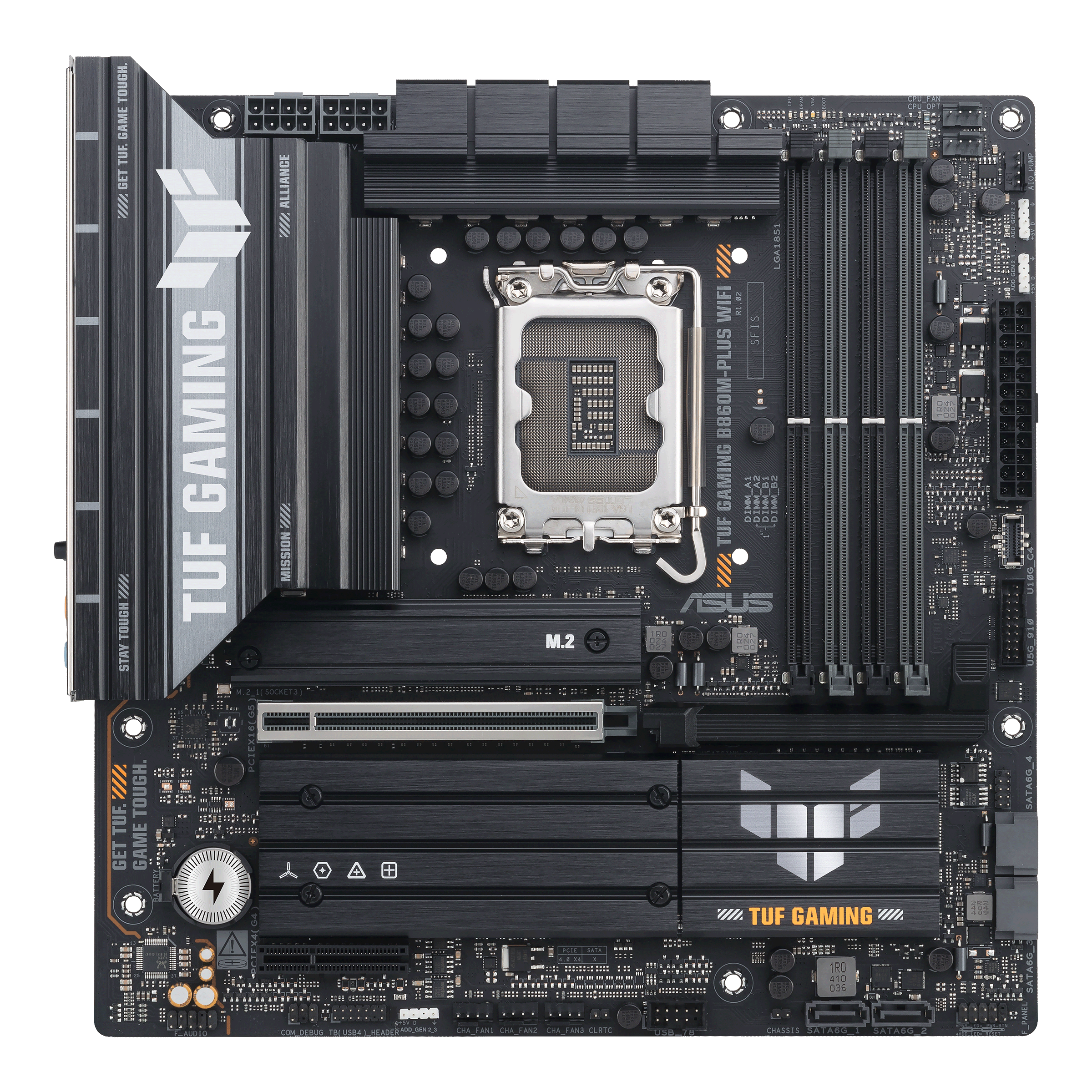 Motherboard ASUS TUF GAMING B860M-PLUS WIFI, Chipset Intel B860, LGA 1851, HDMI, DP, mATX - SMART BUSINESS