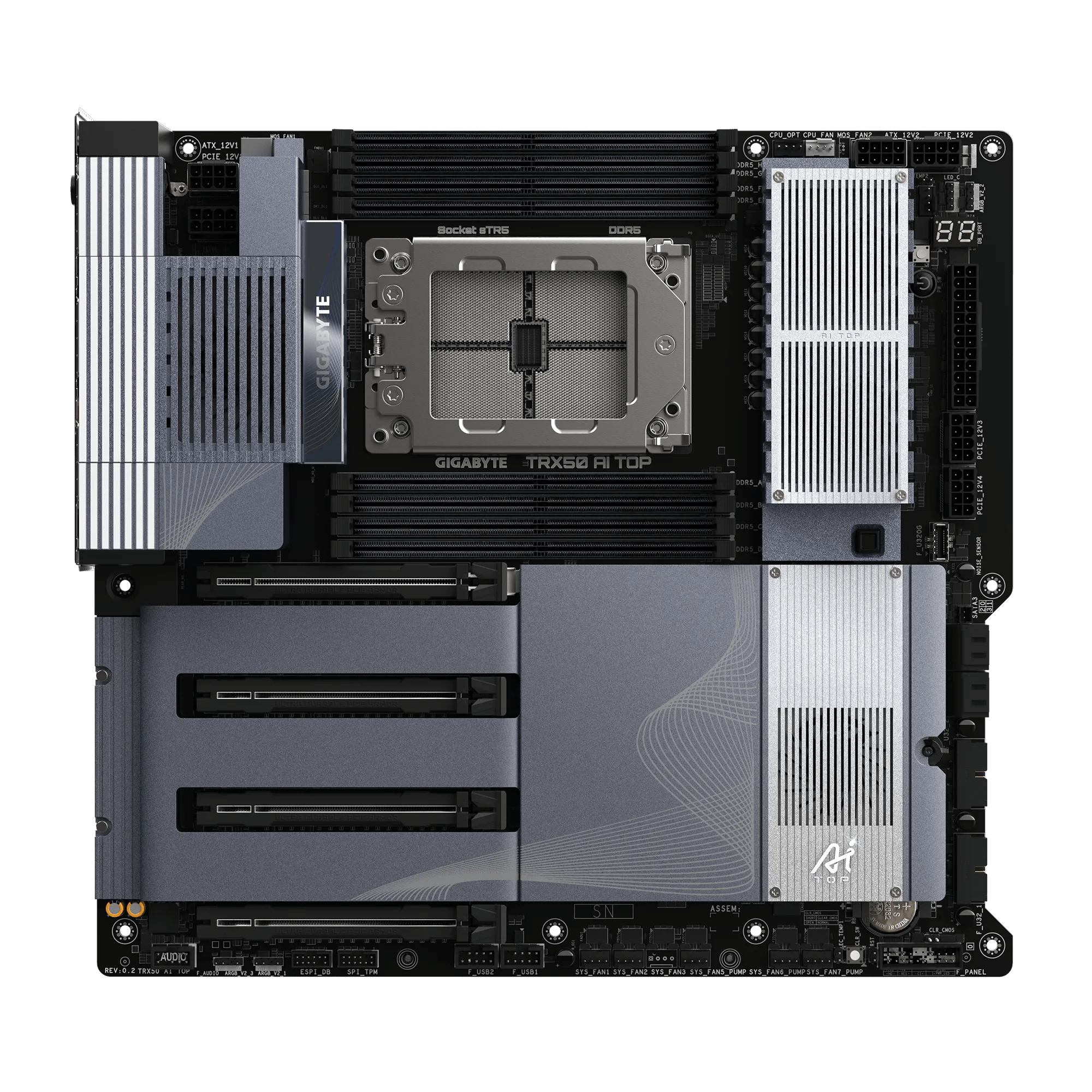 MOTHERBOARD GIGABYTE AMD TRX50 AI TOP TRX50 AI TOP - SMART BUSINESS