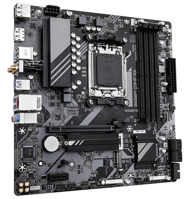 Motherboard Gigabyte B650M D3HP AX, Chipset AMD B650, Socket AMD AM5, mATX - SMART BUSINESS