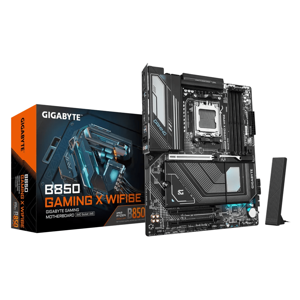 MOTHERBOARD GIGABYTE B850 GAMING X WIFI6E ATX CON CHIPSET AMD B850 Y SOCKET AMD AM5, IDEAL PARA GAMERS Y ENTUSIASTAS DEL RENDIMIENTO. B850 GAMING X WIFI6E - SMART BUSINESS