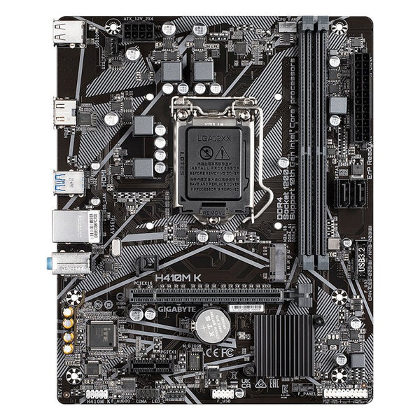 MOTHERBOARD GIGABYTE H410M K, CHIPSET INTEL H470, LGA1200, MICRO ATX H410M K - SMART BUSINESS