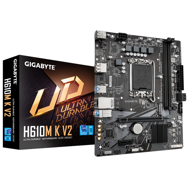 Motherboard Gigabyte H610M K V2, Chipset Intel H610, LGA1700, Micro ATX - SMART BUSINESS