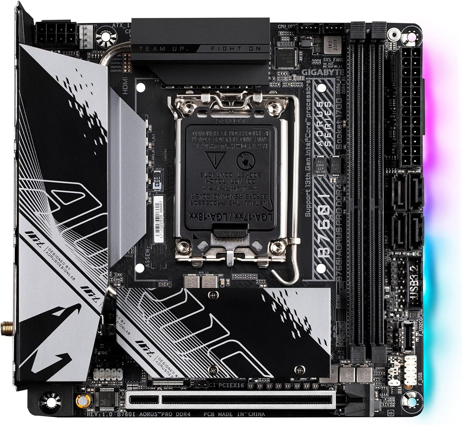 MOTHERBOARD GIGABYTE INTEL B760I AORUS PRO - SMART BUSINESS