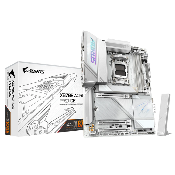 Motherboard GIGABYTE X870E AORUS PRO ICE, Chipset AMD X870E, Socket AMD AM5, ATX - SMART BUSINESS