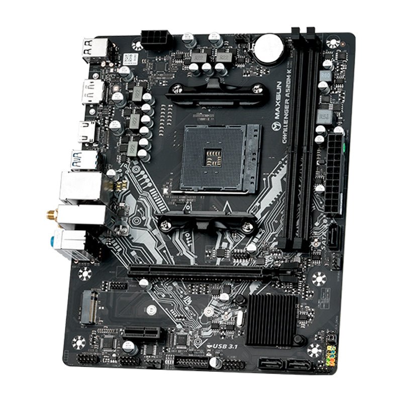 MOTHERBOARD MAXSUN CHALLENGER A520M - K WIFI, CHIPSET AMD A520, SOCKET AMD AM4, MATX MS-CHALLENGER A520M-K WIFI - SMART BUSINESS