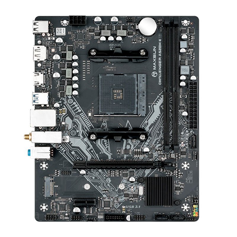 MOTHERBOARD MAXSUN CHALLENGER A520M - K WIFI, CHIPSET AMD A520, SOCKET AMD AM4, MATX MS-CHALLENGER A520M-K WIFI - SMART BUSINESS