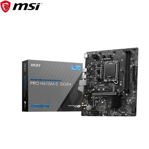 MOTHERBOARD MSI GAMING H610M - S DDR4 911 - 7E44 - 013 CON COMPATIBILIDAD INTEL Y SOPORTE PCIE 4.0 911-7E44-013 - SMART BUSINESS