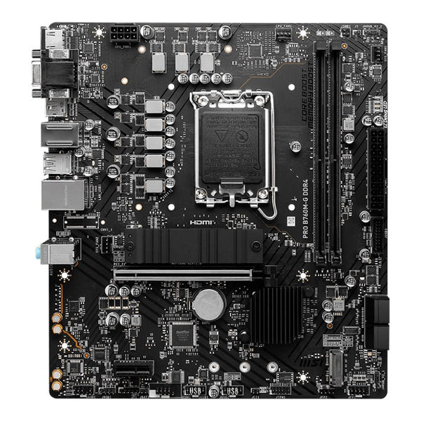 MOTHERBOARD MSI PRO B760M - G DDR4, CHIPSET INTEL B760, LGA1700, HDMI, DP, VGA, MATX PRO B760M-G DDR4 - SMART BUSINESS