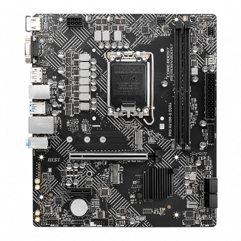MOTHERBOARD MSI PRO H610M - G,CHIPSET INTEL H610, LGA1700, MATX PRO H610M-G - SMART BUSINESS