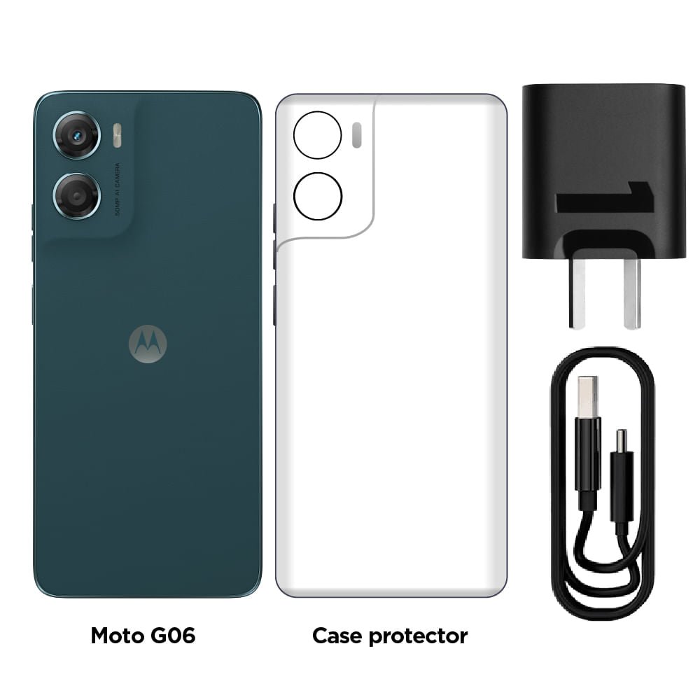 Motorola G06 Xt2535 - 2 Pe - Smartphone - Android - 256 Gb - Green - Touch de Motorola | first_variant_option_1 — Envío inmediato