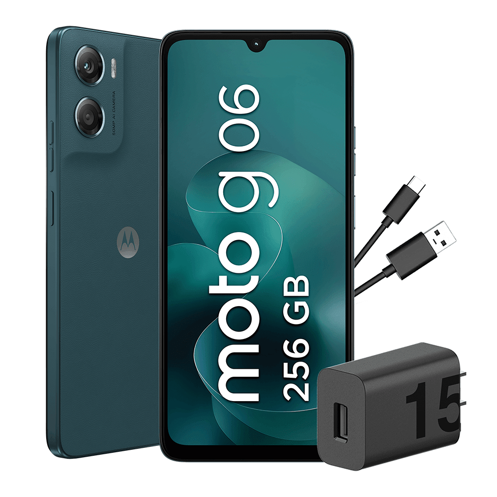 Motorola G06 Xt2535 - 2 Pe - Smartphone - Android - 256 Gb - Green - Touch de Motorola | first_variant_option_1 — Envío inmediato