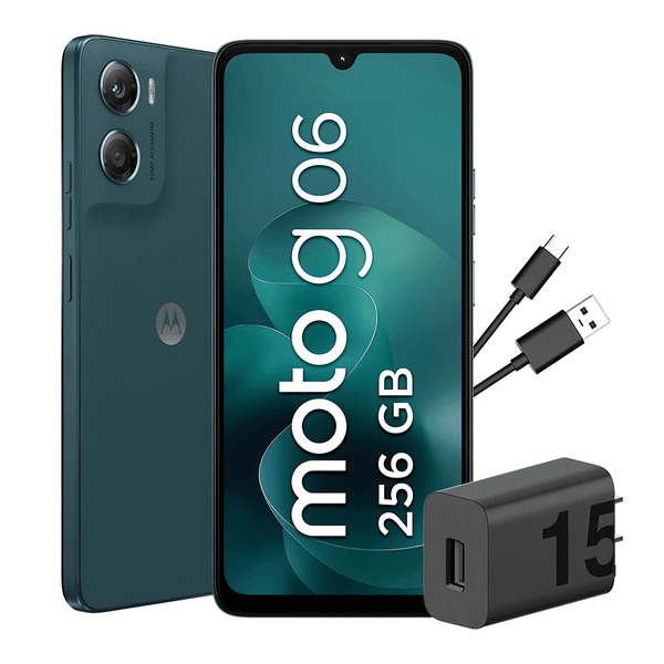 Motorola G06 Xt2535 - 2 Pe - Smartphone - Android - 256 Gb - Green - Touch de Motorola | first_variant_option_1 — Envío inmediato