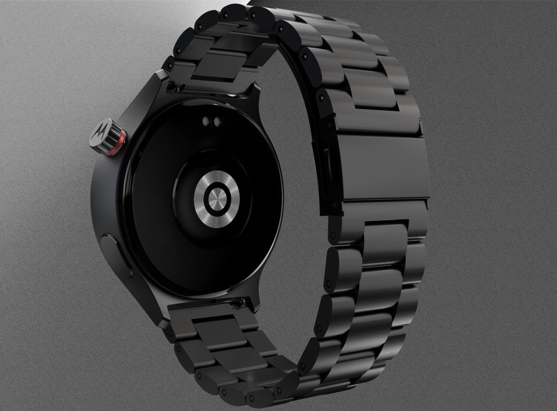 Motorola moto watch PG38C08258 smartwatch negro vista angular