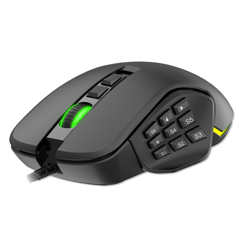 MOUSE GAMING ANTRYX CHROME STORM XCALIBUR DPI  16400, RGB (AGM - CS7500K)  GARANTIA: 12 MESES  AGM-CS7500K - SMART BUSINESS