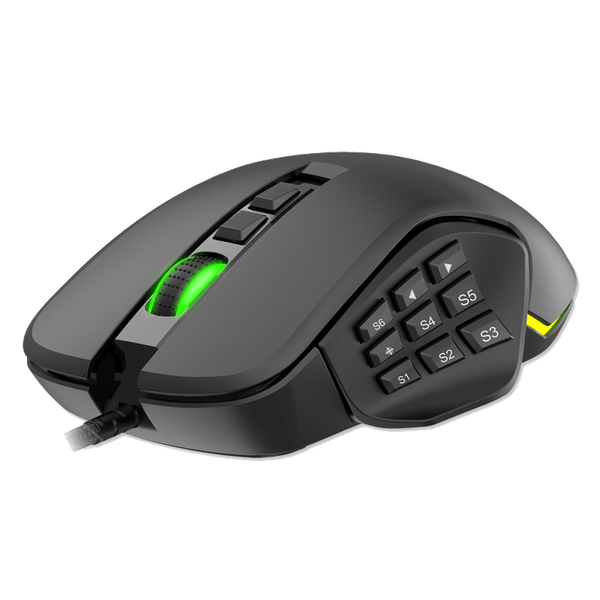 MOUSE GAMING ANTRYX CHROME STORM XCALIBUR DPI  16400, RGB (AGM - CS7500K)  GARANTIA: 12 MESES  AGM-CS7500K - SMART BUSINESS