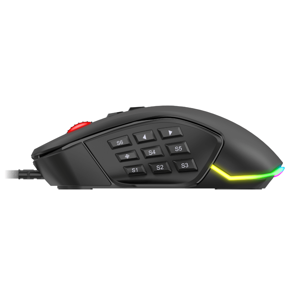 MOUSE GAMING ANTRYX CHROME STORM XCALIBUR DPI  16400, RGB (AGM - CS7500K)  GARANTIA: 12 MESES  AGM-CS7500K - SMART BUSINESS