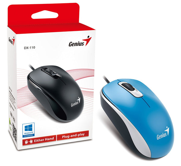 MOUSE GENIUS DX - 110 USB OPTICO BLUE 31010116103 - SMART BUSINESS
