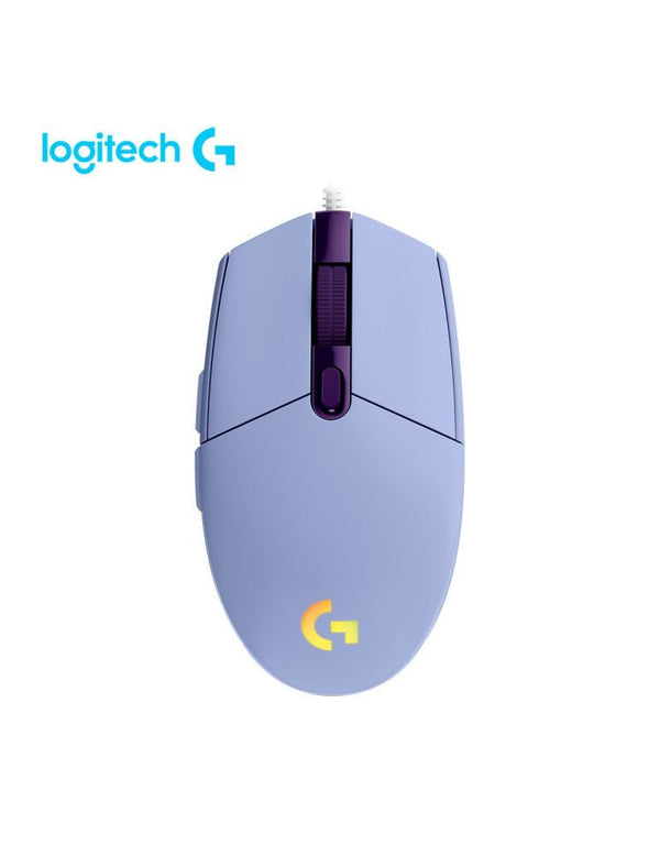 MOUSE LOGITECH G203 LIGHTSYNC OPTICAL 8000 DPI RGB LILA (910 - 005851) - P 910-005851 - SMART BUSINESS