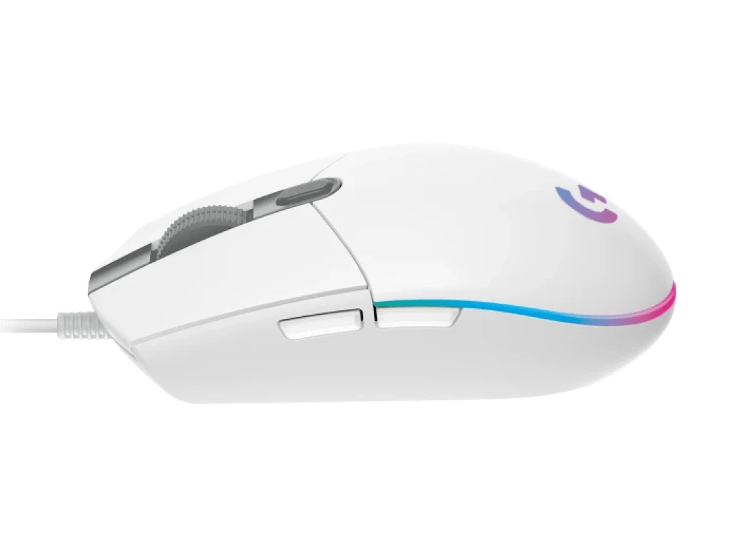 MOUSE LOGITECH G203 RGB LIGHTSYNC WHITE CON 6 BOTONES PARA JUEGOS 910-005791 - SMART BUSINESS