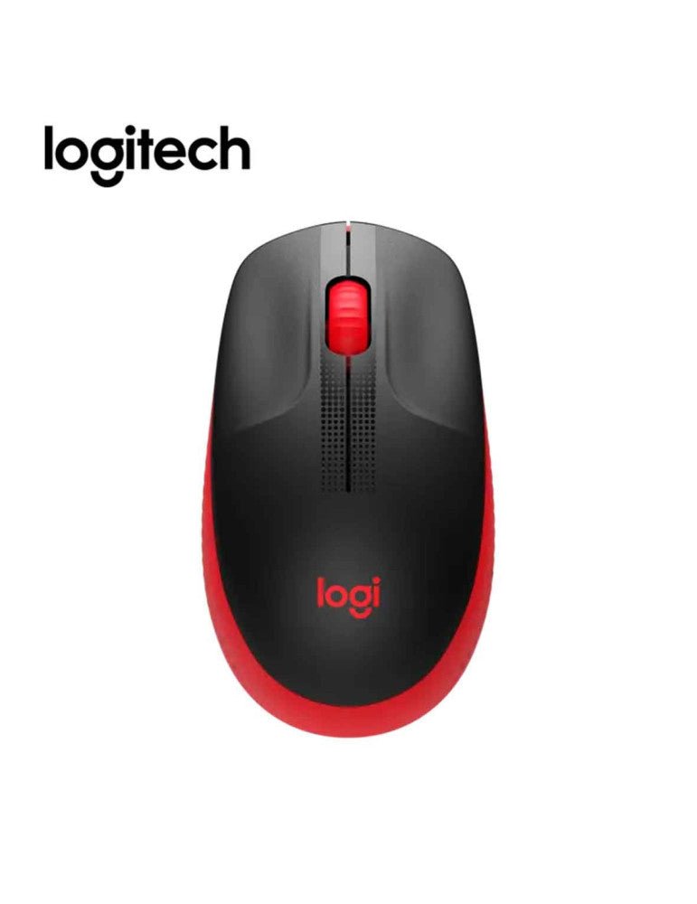 MOUSE LOGITECH M190 WIRELESS FULL - SIZE RED (910 - 005904) 910-005904 - SMART BUSINESS