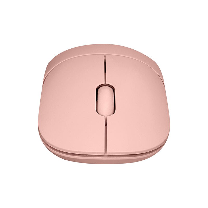 MOUSE ÓPTICO INALÁMBRICO TEROS TE - 1218S, 1000 DPI, RECEPTOR USB, 3 BOTONES, COLOR ROSADO TE-1218S - SMART BUSINESS