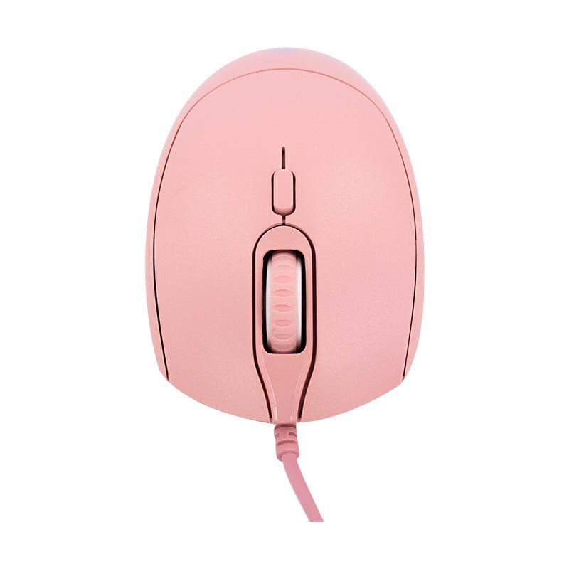 MOUSE ÓPTICO TEROS TE - 1226S – USB, 4 BOTONES, DPI 800/1200/1600, COLOR ROSADO, PRECISIÓN Y CONFORT TE-1226S - SMART BUSINESS