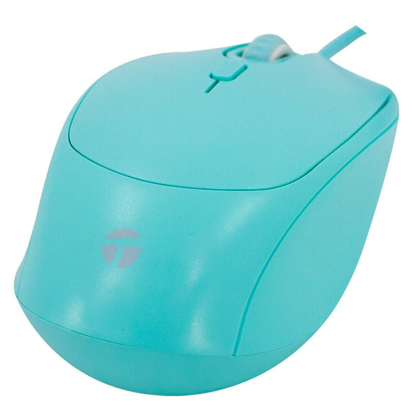 MOUSE ÓPTICO TEROS TE - 1227S – USB, 4 BOTONES, DPI 800/1200/1600, COLOR VERDE, PRECISIÓN Y CONFORT TE-1227S - SMART BUSINESS