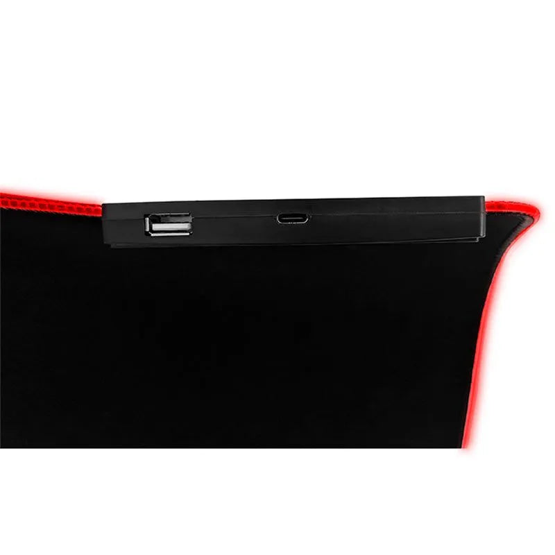 Mouse Pad Teros Te-3013G, Rgb, Usb A Tipo C, Acabado Elegante, Negro, - SMART BUSINESS