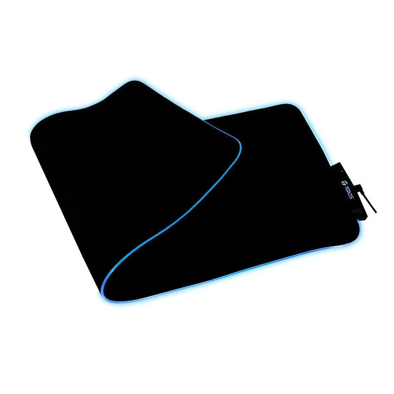 Mouse Pad Teros Te-3013G, Rgb, Usb A Tipo C, Acabado Elegante, Negro, - SMART BUSINESS