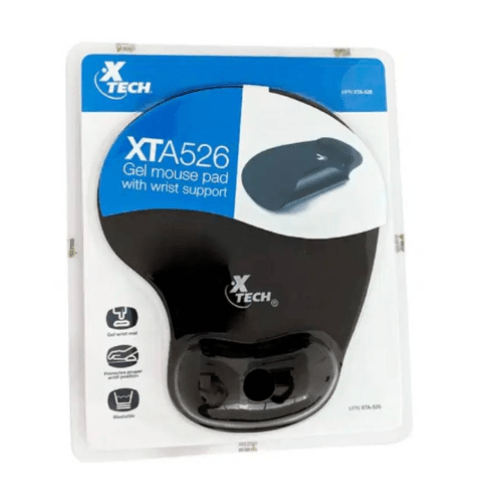 MOUSE PAD XTECH XTA526, PARA MOUSE CON APOYO PARA LA MUÑECA XTA-526 - SMART BUSINESS