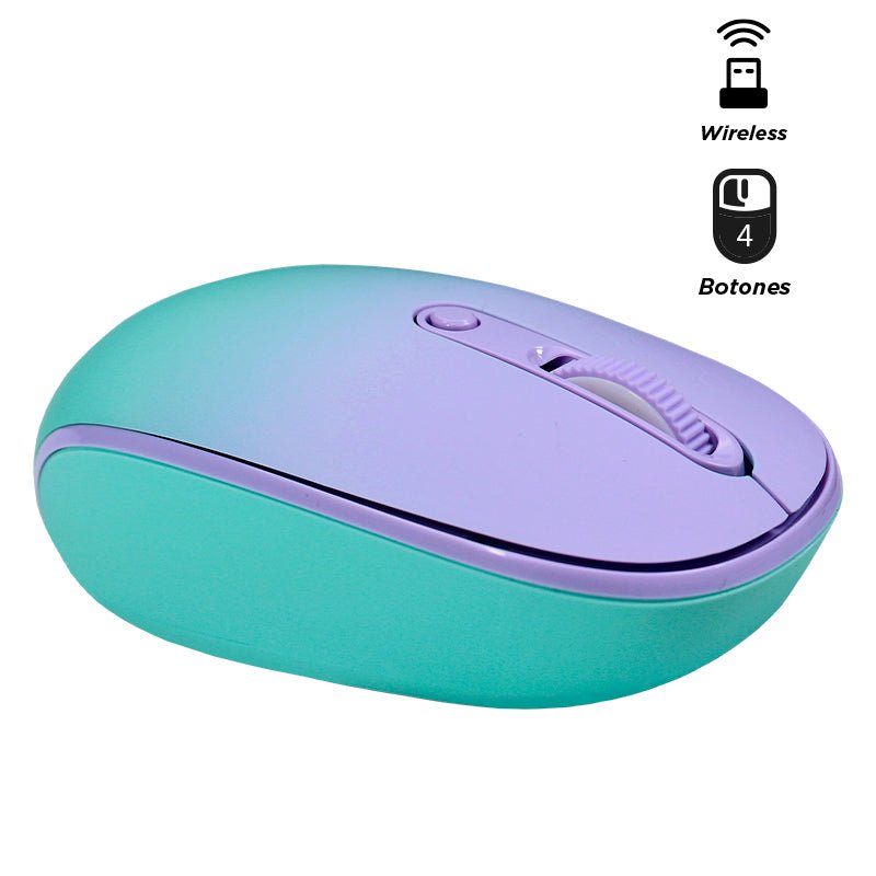 MOUSE TEROS ÓPTICO INALÁMBRICO TE - 1224S, 1000 DISPLAYPORTI, RECEPTOR USB, 3 BOTONES TE-1224S - SMART BUSINESS