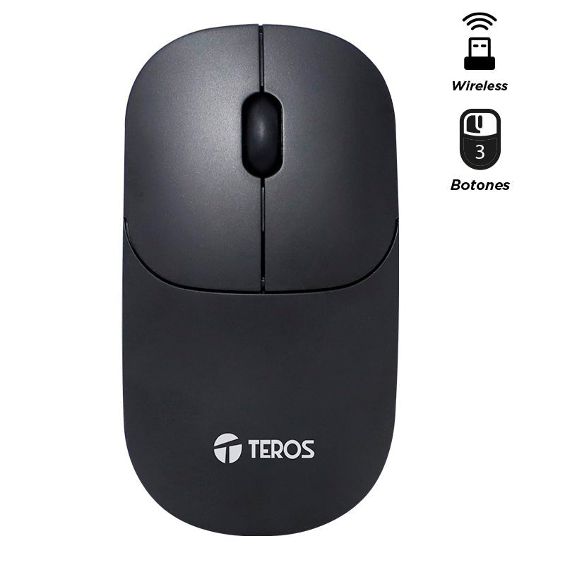 MOUSE TEROS STD WIRELESS TE1217 BK TE-1217S - SMART BUSINESS