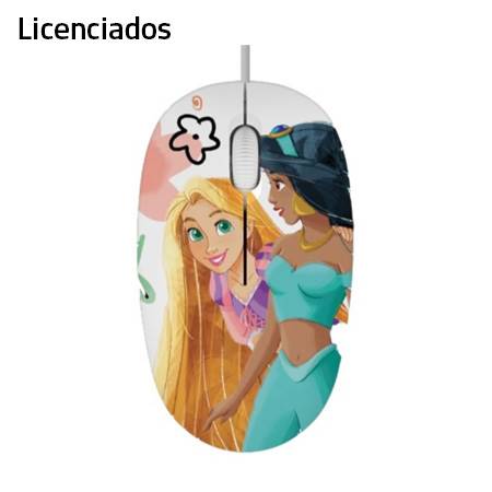 MOUSE XTECH LICENCIADO PRINCESS USB 1200 DISPLAYPORTI LIGERO 68GR (XTM - D406PS) XTM-D406PS - SMART BUSINESS