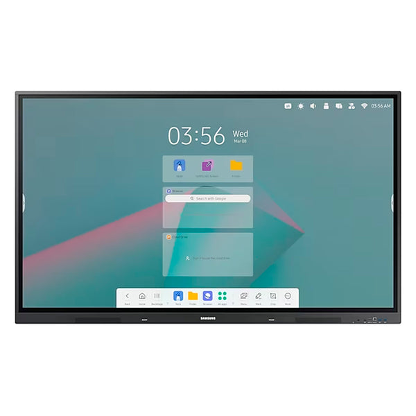 SAMSUNG LH75WADWLGCXZA-CG-RM-N7 – PANTALLA INTERACTIVA LED 75” UHD 4K, TÁCTIL IR, ANDROID 13, 40 PUNTOS DE CONTACTO, WI-FI/BLUETOOTH, 5 PUERTOS USB, HDMI, LAN, 3 AÑOS DE GARANTÍA