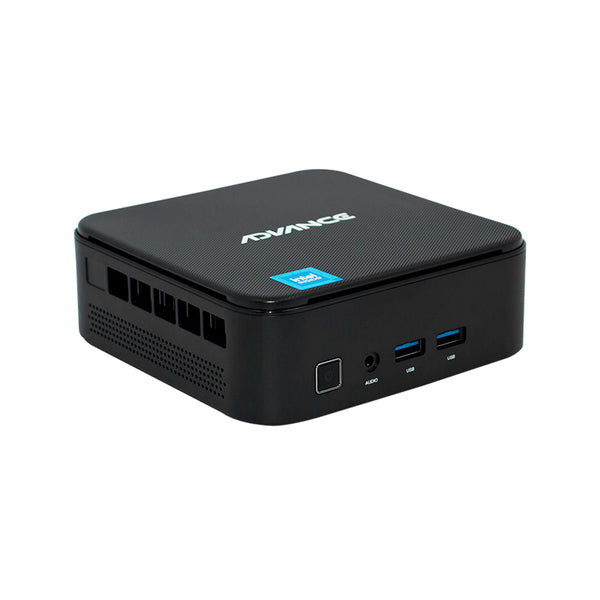MINI PC ADVANCE MP3160 – INTEL CELERON N100 HASTA 3,4 GHZ, 8 GB RAM DDR4, SSD 500 GB M.2, COMPACTO 12,8×12,8 CM, IDEAL PARA OFICINA Y HOGAR