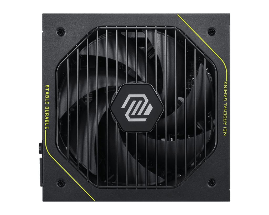 Fuente de poder MSI MAG A1200PLS PCIE5 de 1200 W, vista oficial